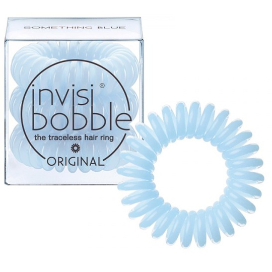 Invisibobble Original Something Blue Gumička do vlasů světle modrá spirálová 3 kusy