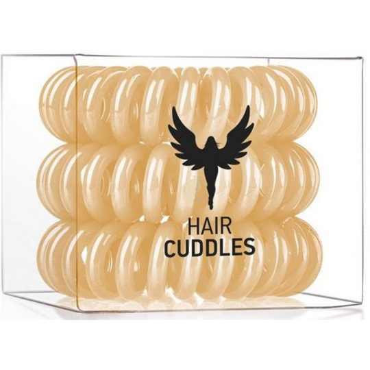 HH Simonsen Hair Cuddles Gold gumičky do vlasů zlaté 3 kusy