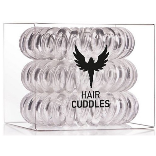 HH Simonsen Hair Cuddles Clear gumičky do vlasů průhledné 3 kusy