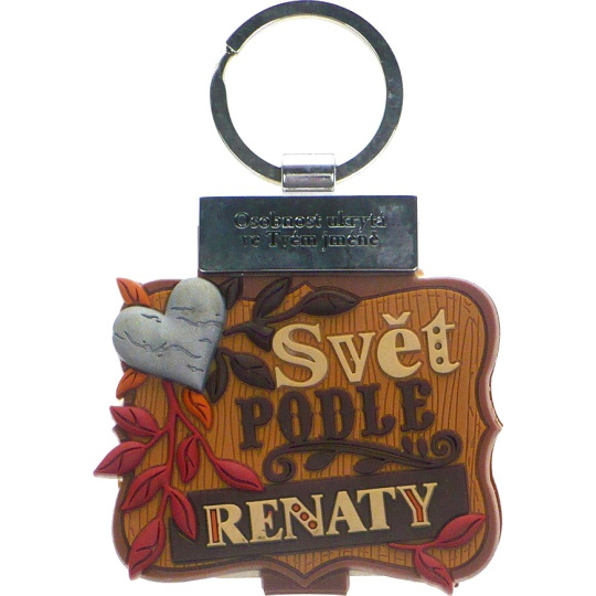 Albi Knížka se jménem na klíče Svět podle Renaty 6 x 9,5 cm