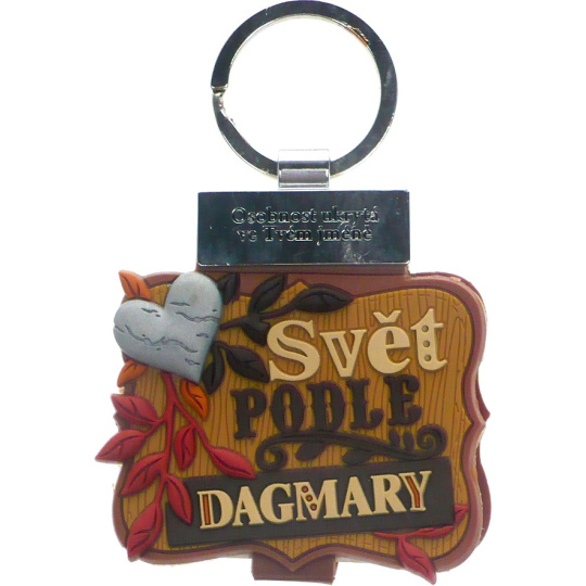 Albi Knížka se jménem na klíče Svět podle Dagmary 6 x 9,5 cm