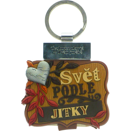 Albi Knížka se jménem na klíče Svět podle Jitky 6 x 9,5 cm