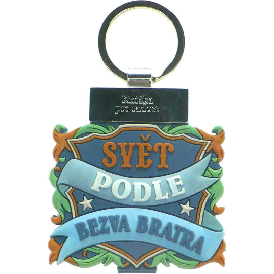 Albi Knížka se jménem na klíče Svět podle bezva bratra 6 x 9,5 cm