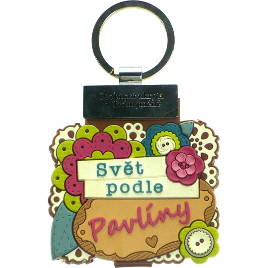 Albi Knížka se jménem na klíče Svět podle Pavlíny 6 x 9,5 cm