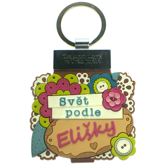 Albi Knížka se jménem na klíče Svět podle Elišky 6 x 9,5 cm