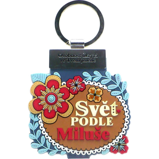Albi Knížka se jménem na klíče Svět podle Miluše 6 x 9,5 cm