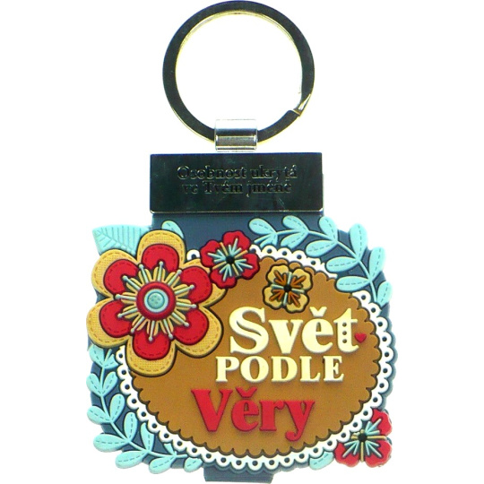 Albi Knížka se jménem na klíče Svět podle Věry 6 x 9,5 cm