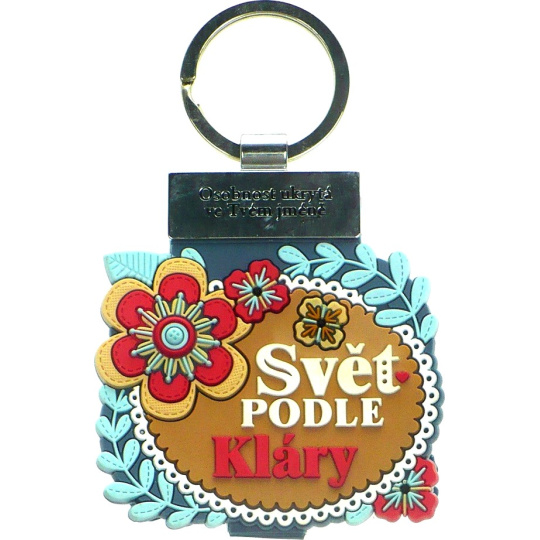 Albi Knížka se jménem na klíče Svět podle Kláry 6 x 9,5 cm