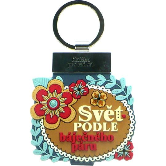 Albi Knížka se jménem na klíče Svět podle báječného páru 6 x 9,5 cm