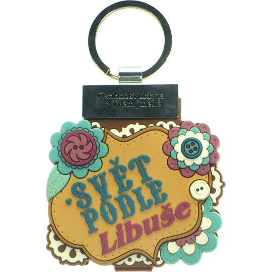 Albi Knížka se jménem na klíče Svět podle Libuše 6 x 9,5 cm