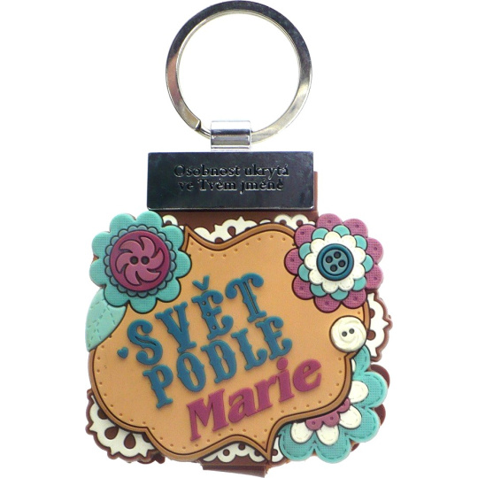 Albi Knížka se jménem na klíče Svět podle Marie 6 x 9,5 cm