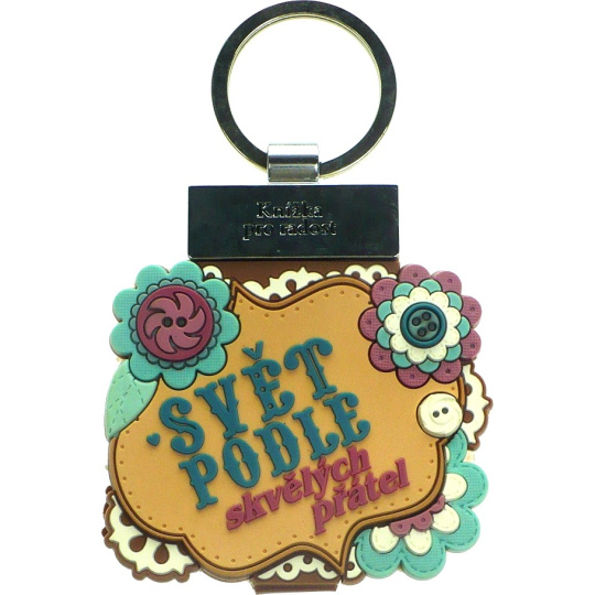 Albi Knížka se jménem na klíče Svět podle skvělých přátel 6 x 9,5 cm