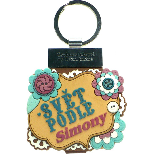 Albi Knížka se jménem na klíče Svět podle Simony 6 x 9,5 cm