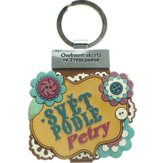 Albi Knížka se jménem na klíče Svět podle Petry 6 x 9,5 cm