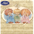Nekupto Papírové ubrousky 3 vrstvé 33 x 33 cm 20 kusů Vánoční andělé