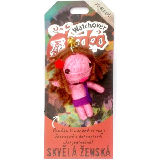 Albi Voodoo přívěsek Skvělá ženská 8 x 4 cm