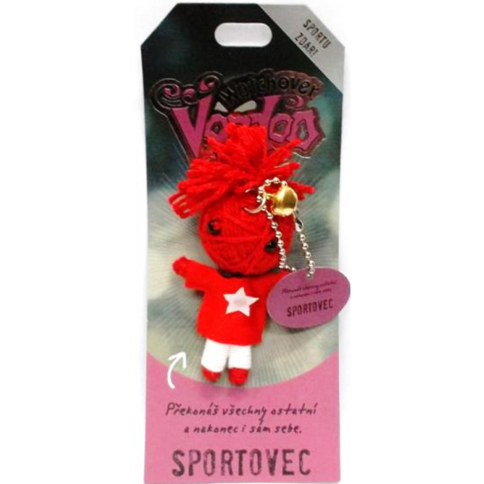 Albi Voodoo přívěšek Sportovec 8 x 4 cm