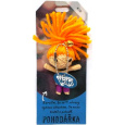 Albi Voodoo přívěsek Pohodářka s oranžovými vlasy 8 x 4 cm