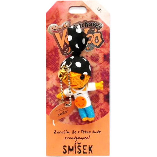 Albi Voodoo přívěsek Smíšek 8 x 4 cm