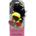 Albi Voodoo přívěšek Pohodářka s černými vlasy 8 x 4 cm