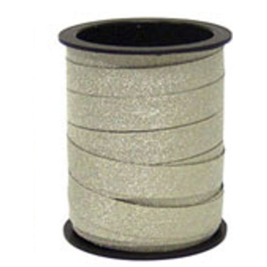 Ditipo Stuha dekorační tiffany cívka zlato-stříbrná 10 m x 10 mm