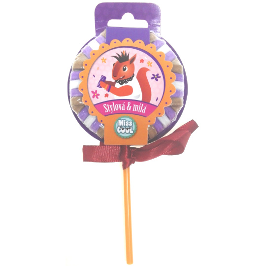 Nekupto Miss Cool Gumičky do vlasů Veverka Stylová & milá 20 kusů