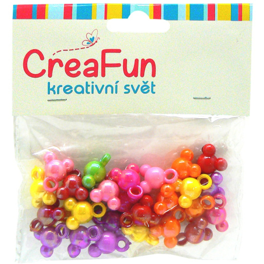 CreaFun Přívěšek Medvěd 32 kusů