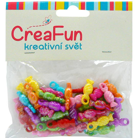 CreaFun Přívěšek Cukroví 50 kusů