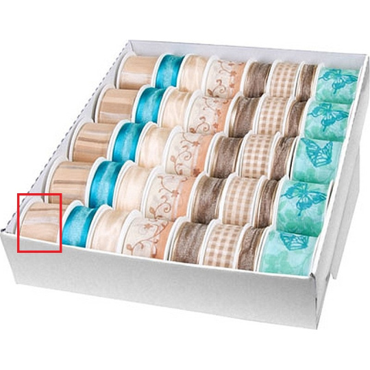 Ditipo Stuha látková s drátkem béžová 2 m x 40 mm