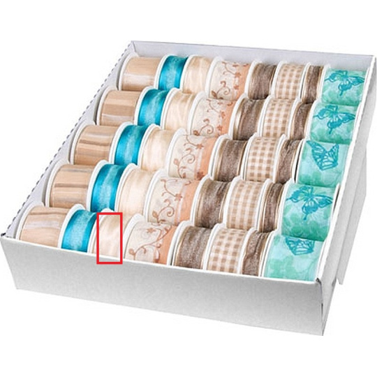 Ditipo Stuha látková s drátkem béžová 3 m x 25 mm