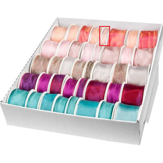 Ditipo Stuha látková s drátkem lososová 4 m x 15 mm