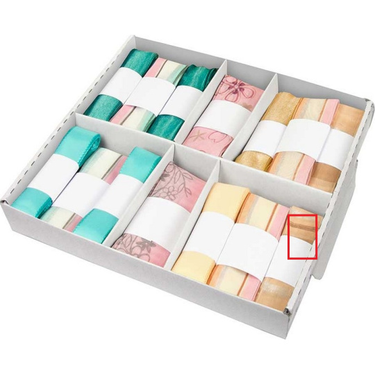 Ditipo Stuha látková flora béžová 3 m x 25 mm