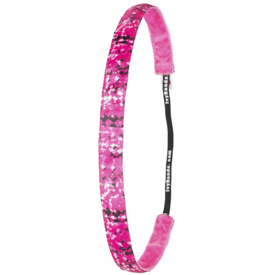 Ivybands Protiskluzová čelenka do vlasů růžová vášeň, unisex, 1,6 cm