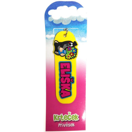 Nekupto Krtečkova dobrodružství Krteček přívěsek jmenný Eliška
