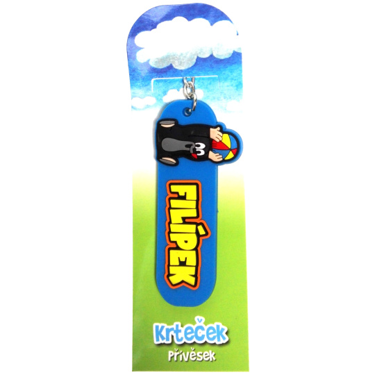 Nekupto Krtečkova dobrodružství Krteček přívěsek jmenný Filípek Nekupto Krtečkova dobrodružství Krteček přívěsek jmenný Filípek