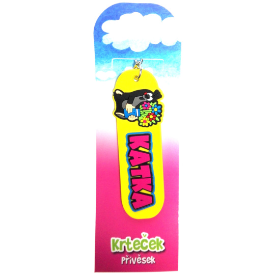 Nekupto Krtečkova dobrodružství Krteček přívěsek jmenný Katka