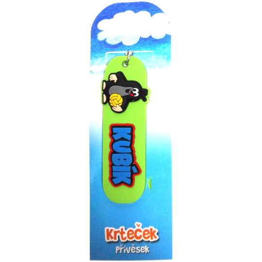 Nekupto Krtečkova dobrodružství Krteček přívěsek jmenný Kubík