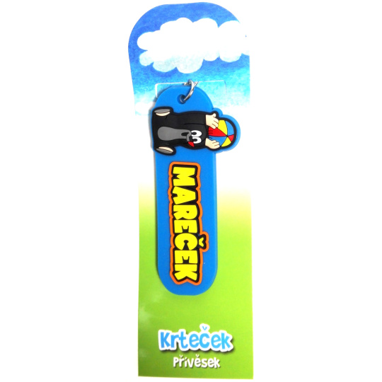 Nekupto Krtečkova dobrodružství Krteček přívěsek jmenný Mareček