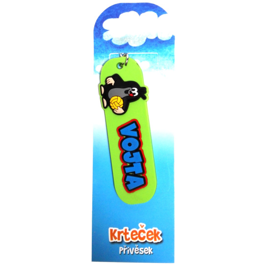 Nekupto Krtečkova dobrodružství Krteček přívěsek jmenný Vojta