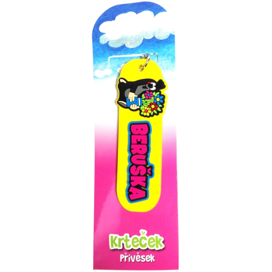 Nekupto Krtečkova dobrodružství Krteček přívěsek s nápisem Beruška