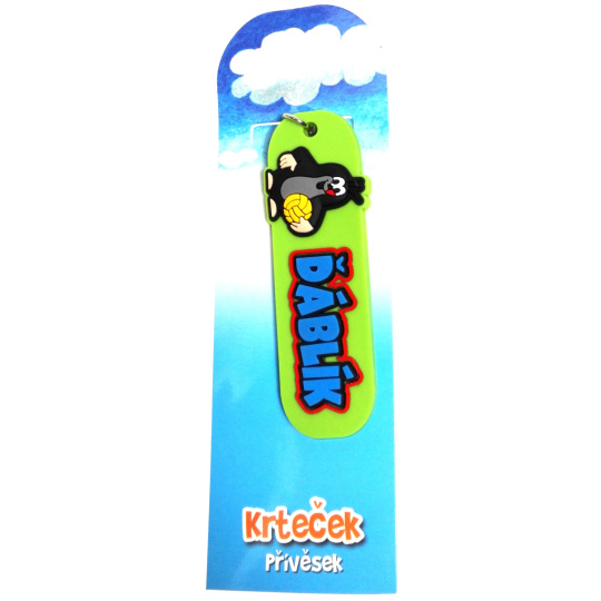 Nekupto Krtečkova dobrodružství Krteček přívěsek s nápisem Ďáblík