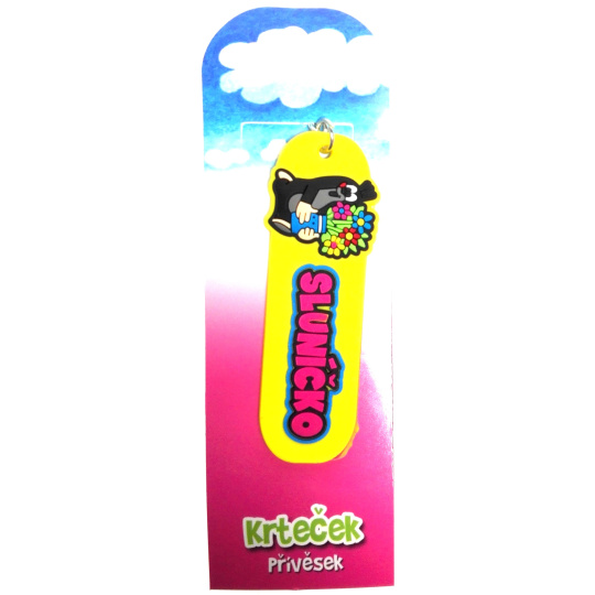 Nekupto Krtečkova dobrodružství Krteček přívěsek s nápisem Sluníčko