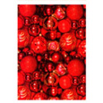 Ditipo Dárkový balicí papír 70 x 200 cm Vánoční Luxusní červený baňky