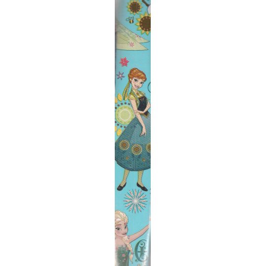 Hoomark Dárkový balicí papír 70 x 200 cm Frozen Světle modrý, velké obrázky