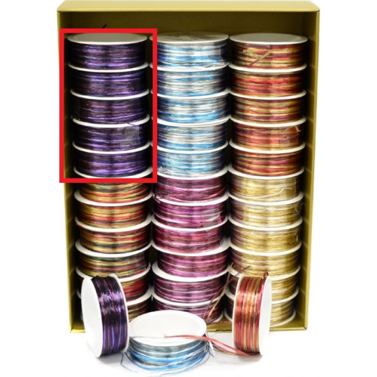 Ditipo Cívka Raphia fialová 10 m 2836