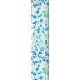 Nekupto Dárkový balicí papír 70 x 150 cm Modro-zelený květiny