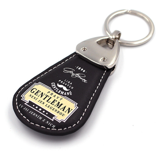 Nekupto Liga Pravých Gentlemanů Elegantní klíčenka v krabičce Pravý Gentleman není jen legendou - Ty jsi jedním z nich