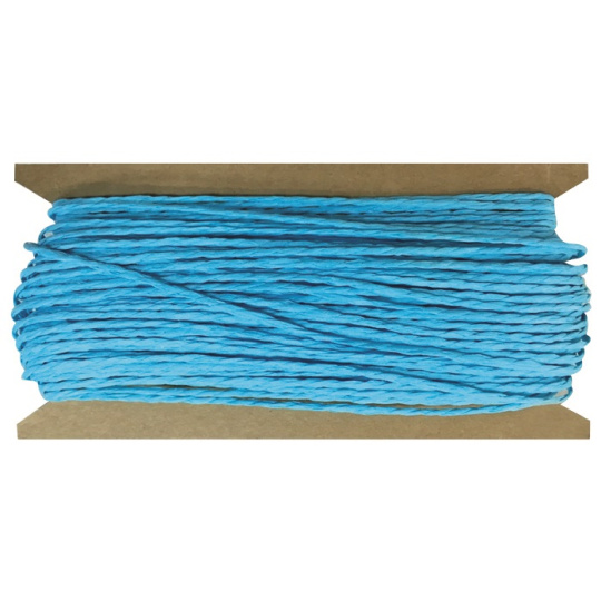 Provázek papírový modrý 30 m