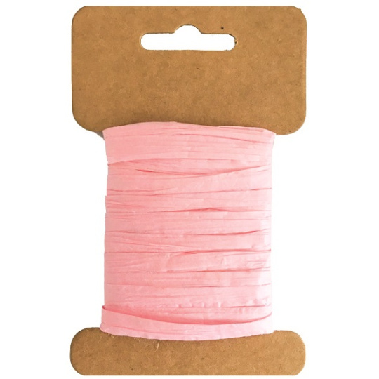 Lýko papírové růžová šířka 2 cm, 10 m