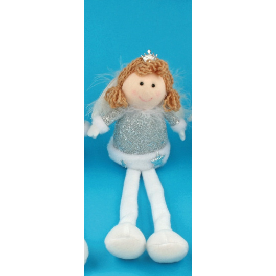 Anděl nohatý sedící 35 cm